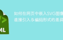 如何在網(wǎng)頁中嵌入SVG圖像：直接引入與編碼形式的差異？