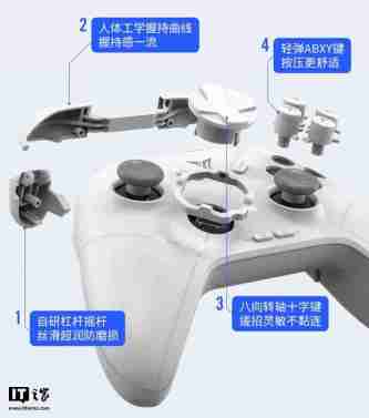 飞智冰原狼 3 游戏手柄发布:自研杠杆摇杆、无线 1000Hz,首发价 189 元