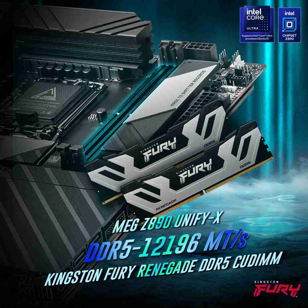 12196 MT/s,微星、金士顿创下 DDR5 内存超频新纪录