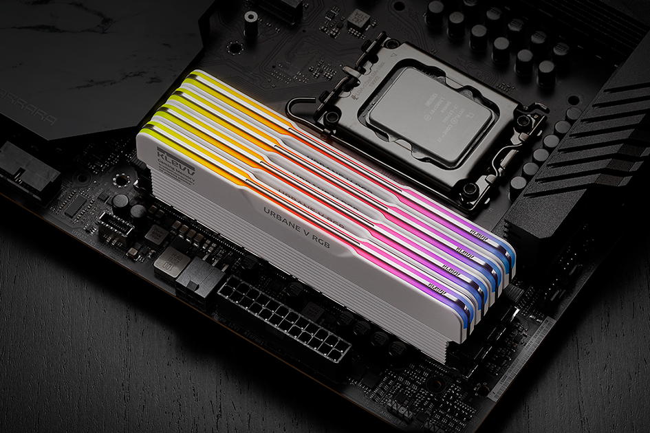 科赋推出 URBANE V RGB DDR5 白色内存条:双束导光灯条,至高 8400MT/s