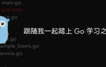 跟随我一起踏上 Go 学习之旅