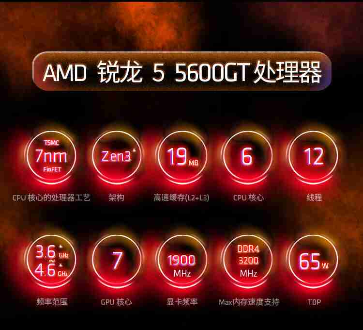 首发 1049 → 到手 734 元：AMD R5 5600GT 处理器新低