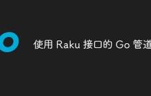 使用 Raku 接口的 Go 管道
