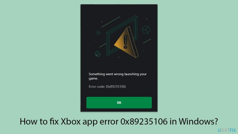 Windows에서 Xbox 앱 오류 0x89235106을 수정하는 방법은 무엇입니까?