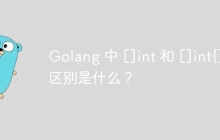 Golang 中 []int 和 []int{} 的区别是什么？