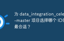 为 data_integration_celery-master 项目选择哪个 IDE 最合适？