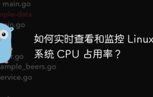 如何实时查看和监控 Linux 系统 CPU 占用率？