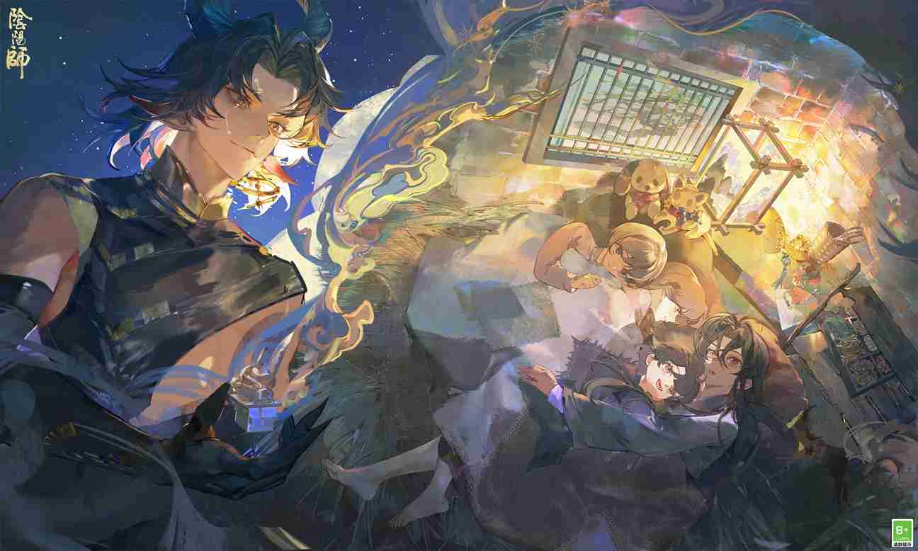 繁星闪烁,诡影现身《阴阳师》鬼金羊精美插画在此奉上!