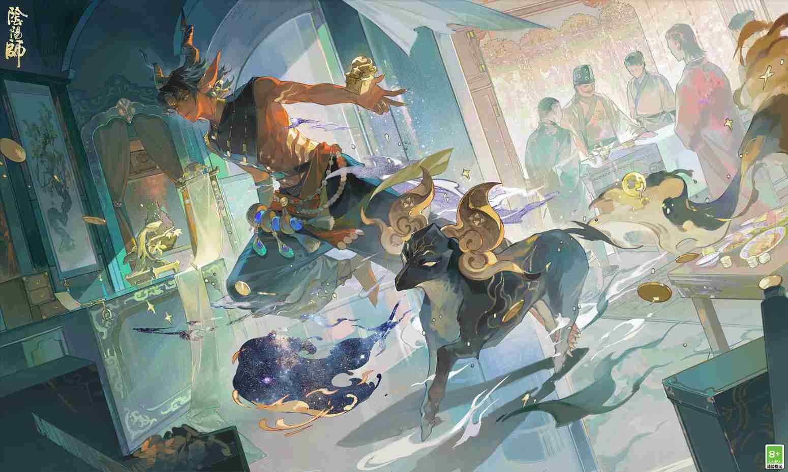 繁星闪烁,诡影现身《阴阳师》鬼金羊精美插画在此奉上!