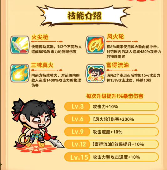 《勇者挑战》哪吒技能及合成公式分享