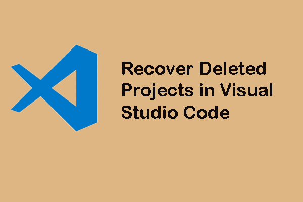 Visual Studio Code에서 삭제된 프로젝트를 복구하는 방법은 무엇입니까?