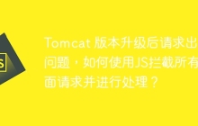 Tomcat 版本升级后请求出现问题，如何使用JS拦截所有页面请求并进行处理？