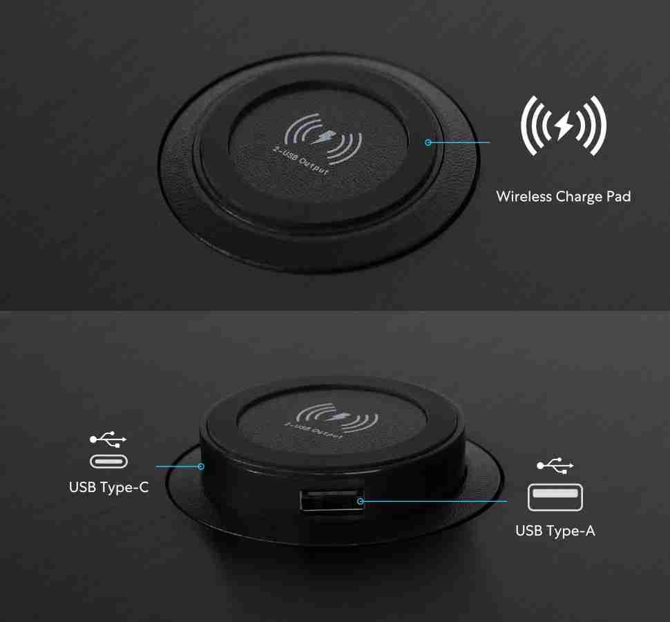 联力 DK07X 电动升降电脑桌提前上线官网:支持双 E-ATX 系统,配无线充电位