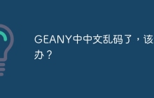 GEANY中中文乱码了，该怎么办？