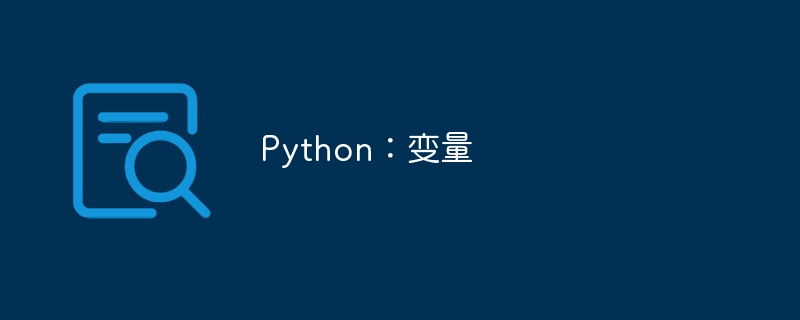 python:变量