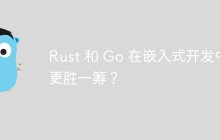 Rust 和 Go 在嵌入式开发中谁更胜一筹？