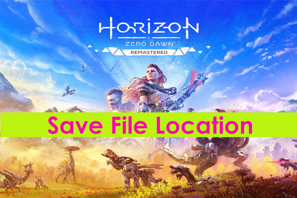 Cari Horizon Zero Dawn Remastered Simpan Lokasi Fail ke Sandaran