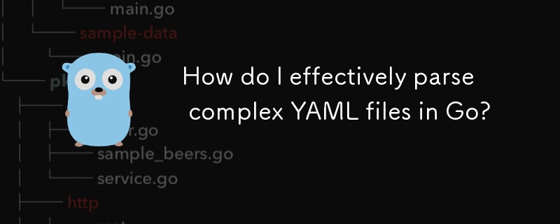 Wie analysiere ich komplexe YAML-Dateien effektiv in Go?