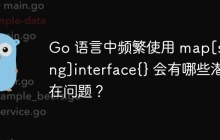 Go 语言中频繁使用 map[string]interface{} 会有哪些潜在问题？