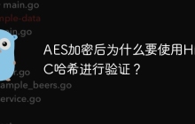 AES加密后为什么要使用HMAC哈希进行验证？