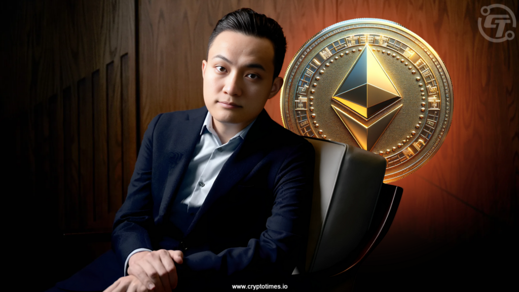 隨著休眠鯨魚的騷動，賈斯汀·孫 (Justin Sun) 兌現了 6000 萬美元的以太坊 (ETH)