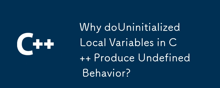 Mengapa Pembolehubah Tempatan Tidak Dimulakan dalam C Menghasilkan Gelagat Tidak Ditakrifkan?