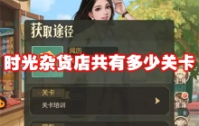 时光杂货店共有多少关卡