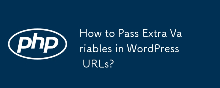 Comment transmettre des variables supplémentaires dans les URL WordPress ?