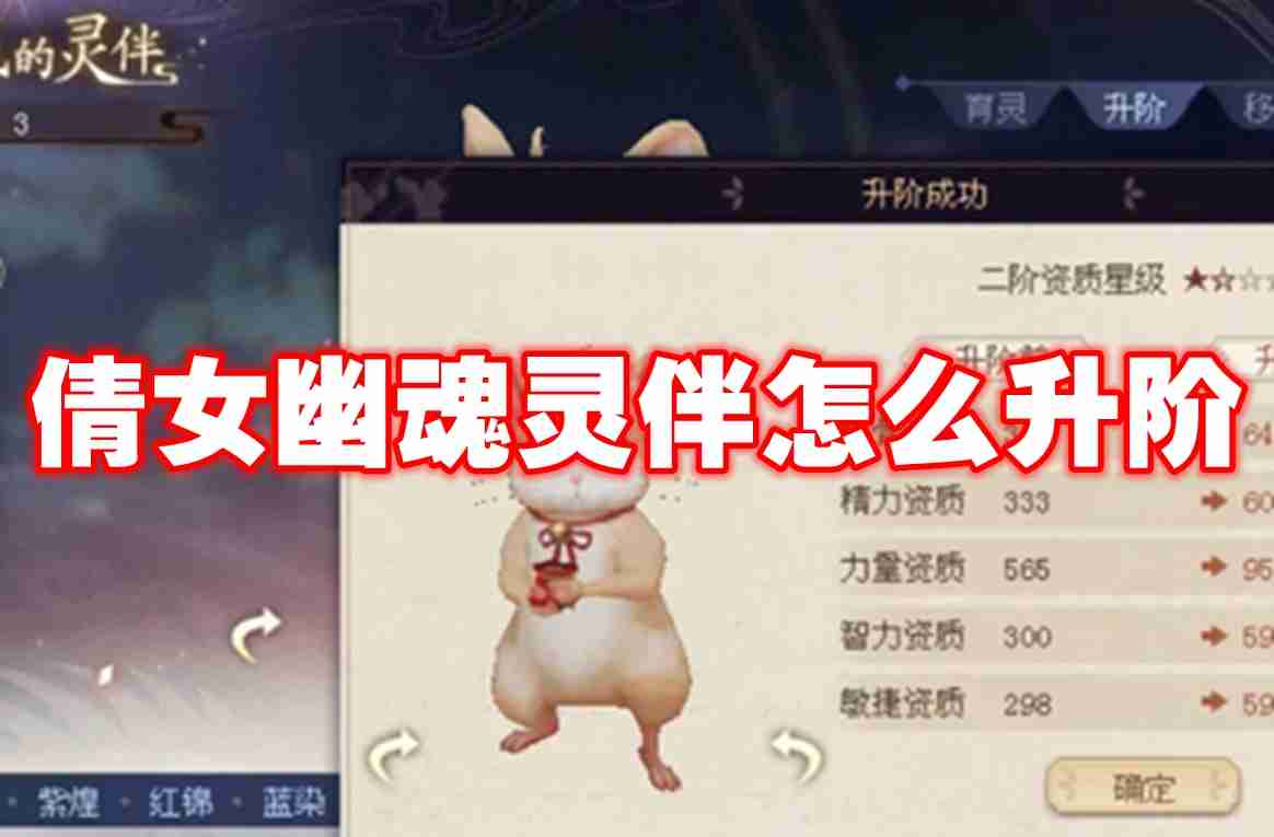 倩女幽魂灵伴怎么升阶