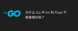 为什么 Go 中 Int 和 Float 不能直接比较？