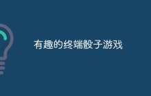 有趣的终端骰子游戏
