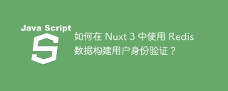 如何在 Nuxt 3 中使用 Redis 数据构建用户身份验证？