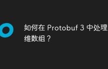 如何在 Protobuf 3 中处理多维数组？