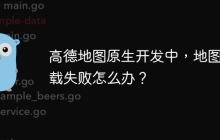高德地图原生开发中，地图加载失败怎么办？