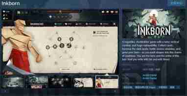 折纸风格肉鸽《Inkborn》Steam页面 明年发售