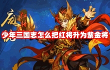 少年三国志怎么把红将升为紫金将