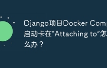 Django项目Docker Compose启动卡在“Attaching to”怎么办？