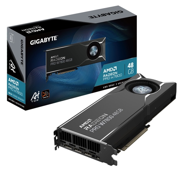额外 50% 显存，技嘉推出 Radeon PRO W7800 AI TOP 48G 专业显卡