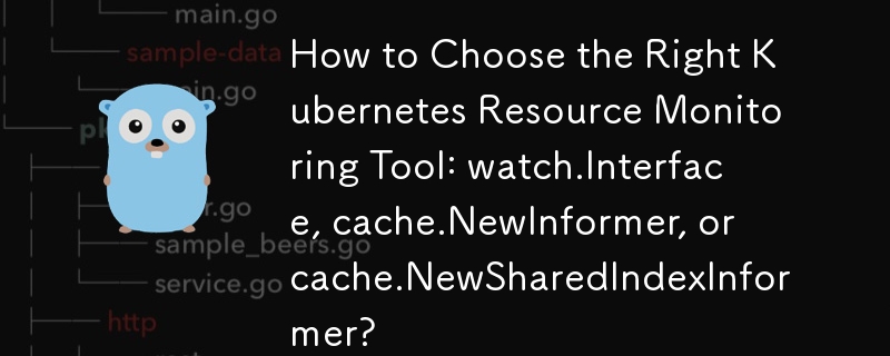 How to Choose the Right Kubernetes Resource Monitoring Tool: watch.Interface, cache.NewInformer, or cache.NewSharedIndexInformer?