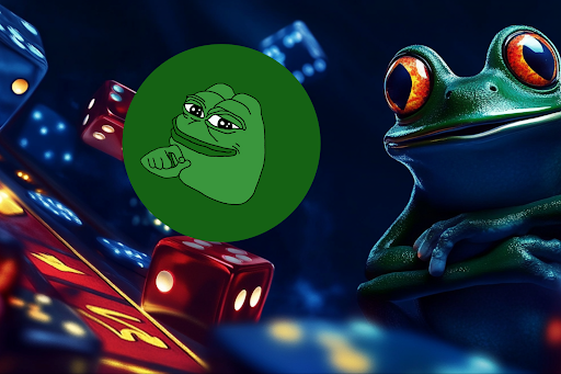 페페($PEPE) 개구리가 신나게 뛰어오릅니다!