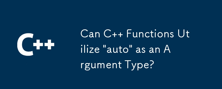 Can C   Functions Utilize \