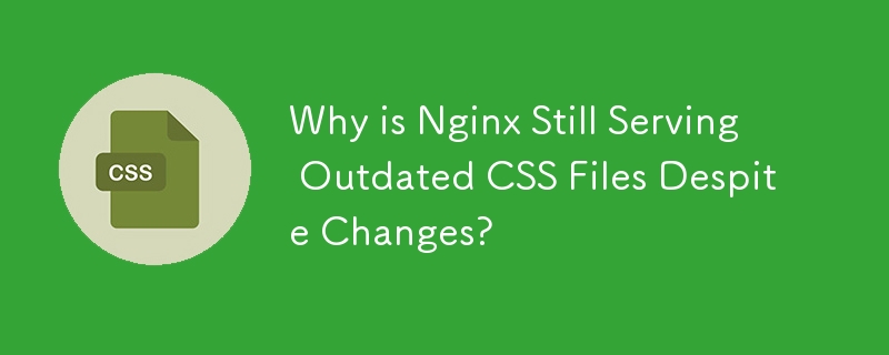 儘管發生了變化，為什麼 Nginx 仍然提供過時的 CSS 檔案？