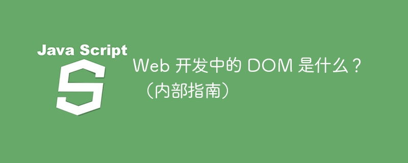 Web 开发中的 DOM 是什么？ （内部指南） - 小浪资源网