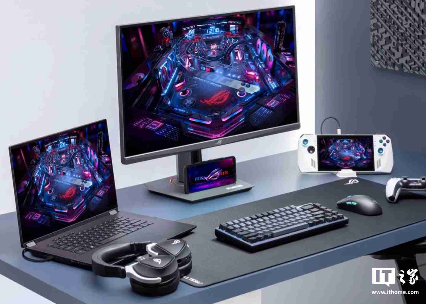 华硕“XG259CMS”24.5 英寸显示器国行开售：1080P 310Hz、自带手机底座，1999 元