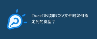 DuckDB读取CSV文件时如何指定列的类型？