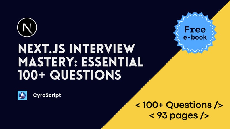 Next.js Interview Mastery: Essential Questions (Part 8)