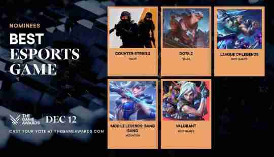 决胜巅峰获TGA2024年度最佳电竞游戏奖项提名，是唯一入围的移动端游戏