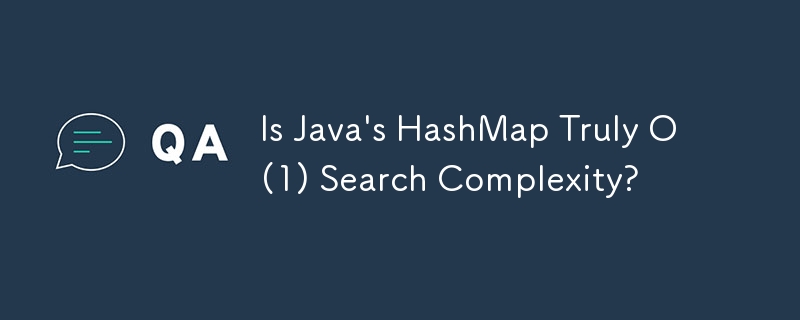 Adakah HashMap Java Benar-benar O(1) Kerumitan Carian?