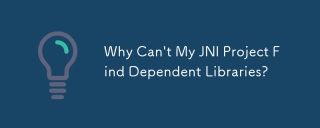 为什么我的 JNI 项目找不到依赖库？