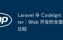 Laravel 与 CodeIgniter：Web 开发的全面比较